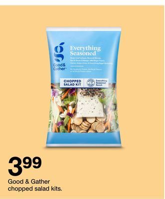 Target Good & gather chopped salad kits offer