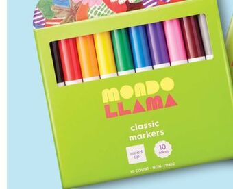 Target Mondo llama 10-ct. markers offer