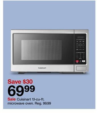 Target Cuisinart 1.1-cu-ft. microwave oven offer