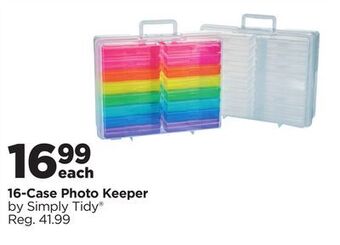Michaels 16-case photo keeper by simply tidy® offer