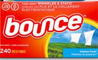 Target Bounce 240-ct. dryer sheets offer