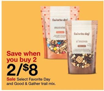 Target Select favorite day and good & gather trail mix offer