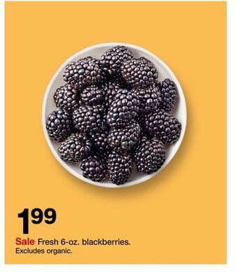 Target Fresh 6-oz. blackberries offer
