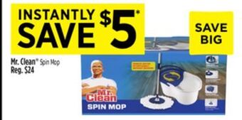 Dollar General Mr. clean® spin mop offer
