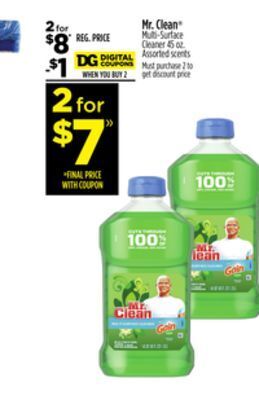 Dollar General Mr. clean® offer