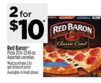 Dollar General Red baron® pizza offer