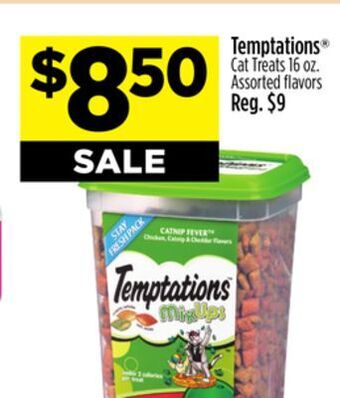 Dollar General Temptations® cat treats offer