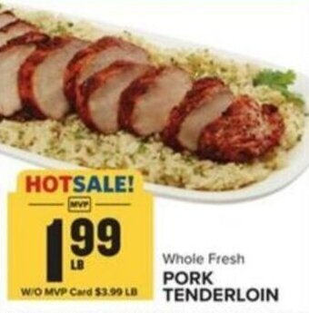 Food Lion Whole Fresh PORK TENDERLOIN offer