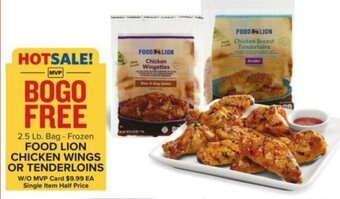 Food Lion Food Lion Chicken Wings or Tenderloins offer