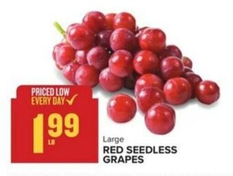 Food Lion RED SEEDLESS GRAPES offer
