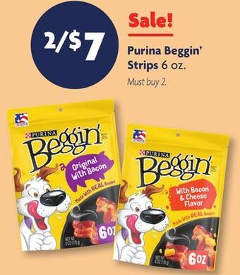 Family Dollar Purina beggin' strips offer