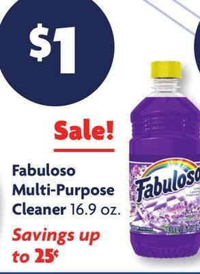 Family Dollar Fabuloso multi-purpose cleaner offer