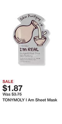 Ulta Beauty Tonymoly i am sheet mask offer