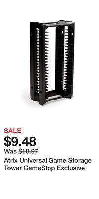 Game Stop Atrix universal game storage tower gamestop exclusive offer