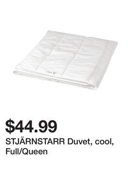 Ikea Stjärnstarr duvet, cool, full/queen offer