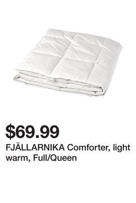 Ikea Fjällarnika comforter, light warm, full/queen offer
