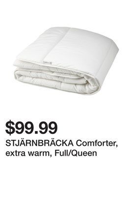 Ikea Stjärnbräcka comforter, extra warm, full/queen offer