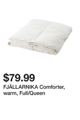 Ikea Fjällarnika comforter, warm, full/queen offer