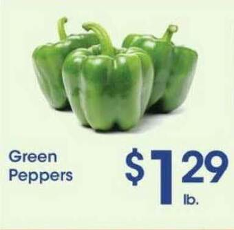 Price Rite Green Peppers offer