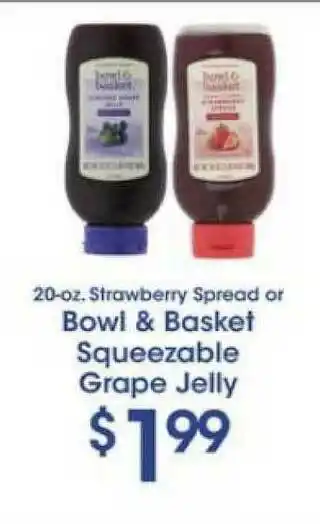 Price Rite Bowl & Basket Squeezable Grape Jelly offer