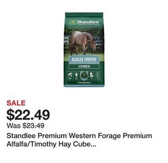 Tractor Supply Company Standlee premium western forage premium alfalfa/timothy hay cube horse feed, 40 lb. offer