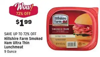 Grocery Outlet Smoked ham ultra thin lunchmeat offer