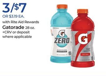 Rite Aid Gatorade offer