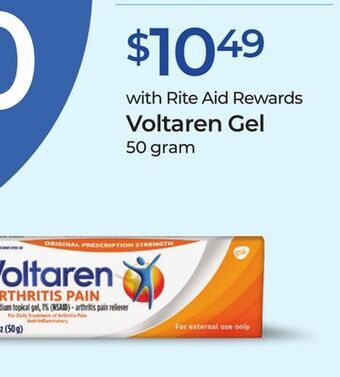 Rite Aid Voltaren gel offer