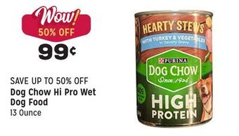 Grocery Outlet Chow hi pro wet dog food offer