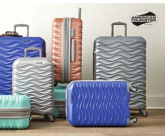 JC Penney American tourister nxt 21 hardside luggage offer