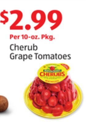 Aldi Cherub grape tomatoes offer