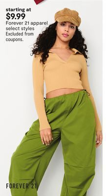 JC Penney Forever 21 apparel offer