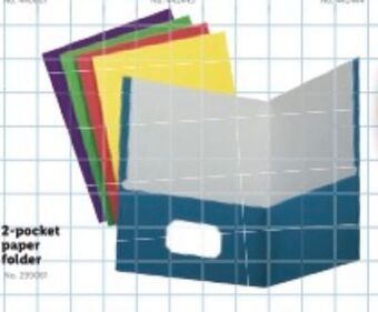 Lidl 2-pocket paper folder offer