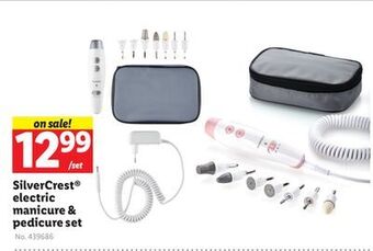 Lidl Silvercrest® electric manicure & pedicure set offer