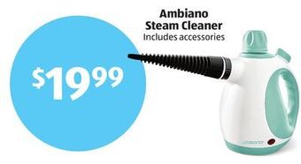 Aldi Ambiano steam cleaner offer