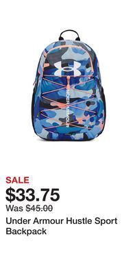 Kohl's Under armour hustle sport backpack offer