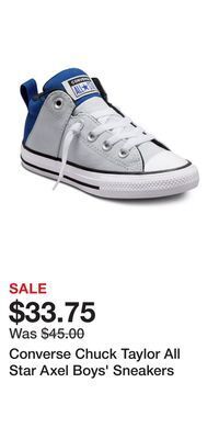 Kohl's Converse chuck taylor all star axel boys' sneakers offer