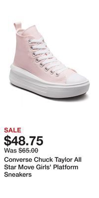Kohl's Converse chuck taylor all star move girls' platform sneakers offer
