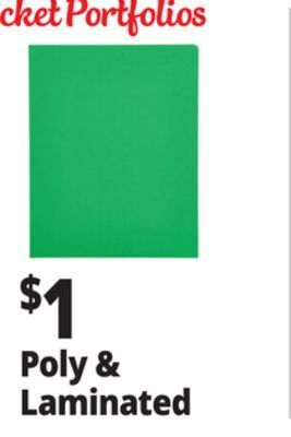 Ocean State Job Lot Poly & laminated offer