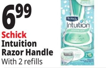 Ocean State Job Lot Schick intuition razor handle offer