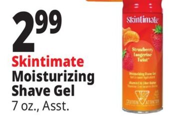 Ocean State Job Lot Skintimate moisturizing shave gel offer