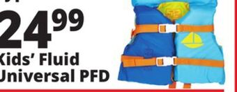 Ocean State Job Lot Fluid universal child life vest, large offer