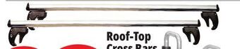 Ocean State Job Lot Roof-top cross bars offer