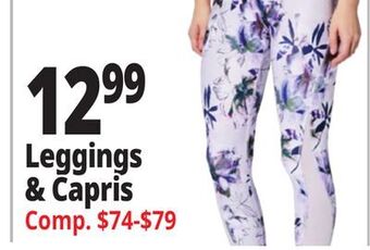 Ocean State Job Lot Leggings & capris offer