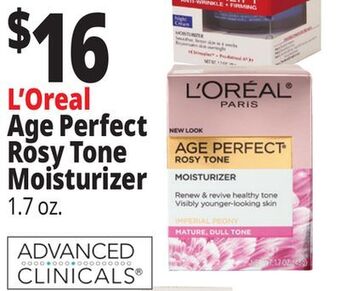 Ocean State Job Lot L'oreal age perfect rosy tone moisturizer offer