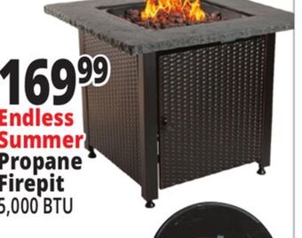 Ocean State Job Lot Endless summer square lp gas outdoor fire pit with cover offer