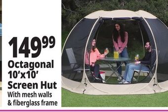 Ocean State Job Lot Octagonal 10'x10' screen hut offer