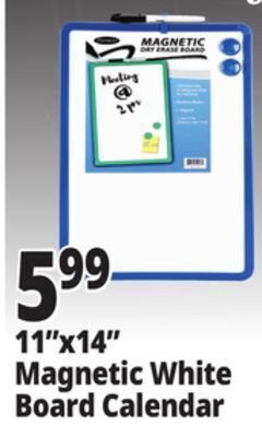 Ocean State Job Lot Premiere magnetic dry erase board calendar, 14 offer