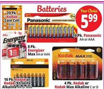 Ocean State Job Lot Batteries offer