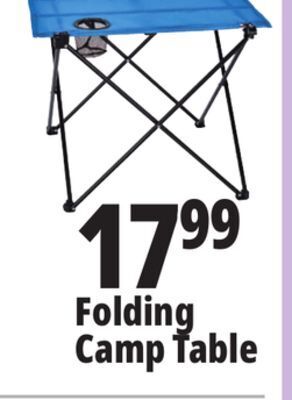 Ocean State Job Lot Folding camp table offer